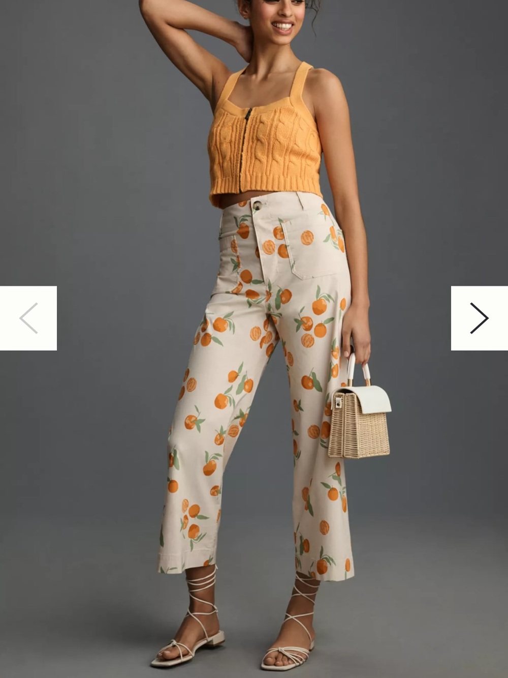 The Dylan Mierzwinski Colette Crop Wide-Leg Trousers by Maeve